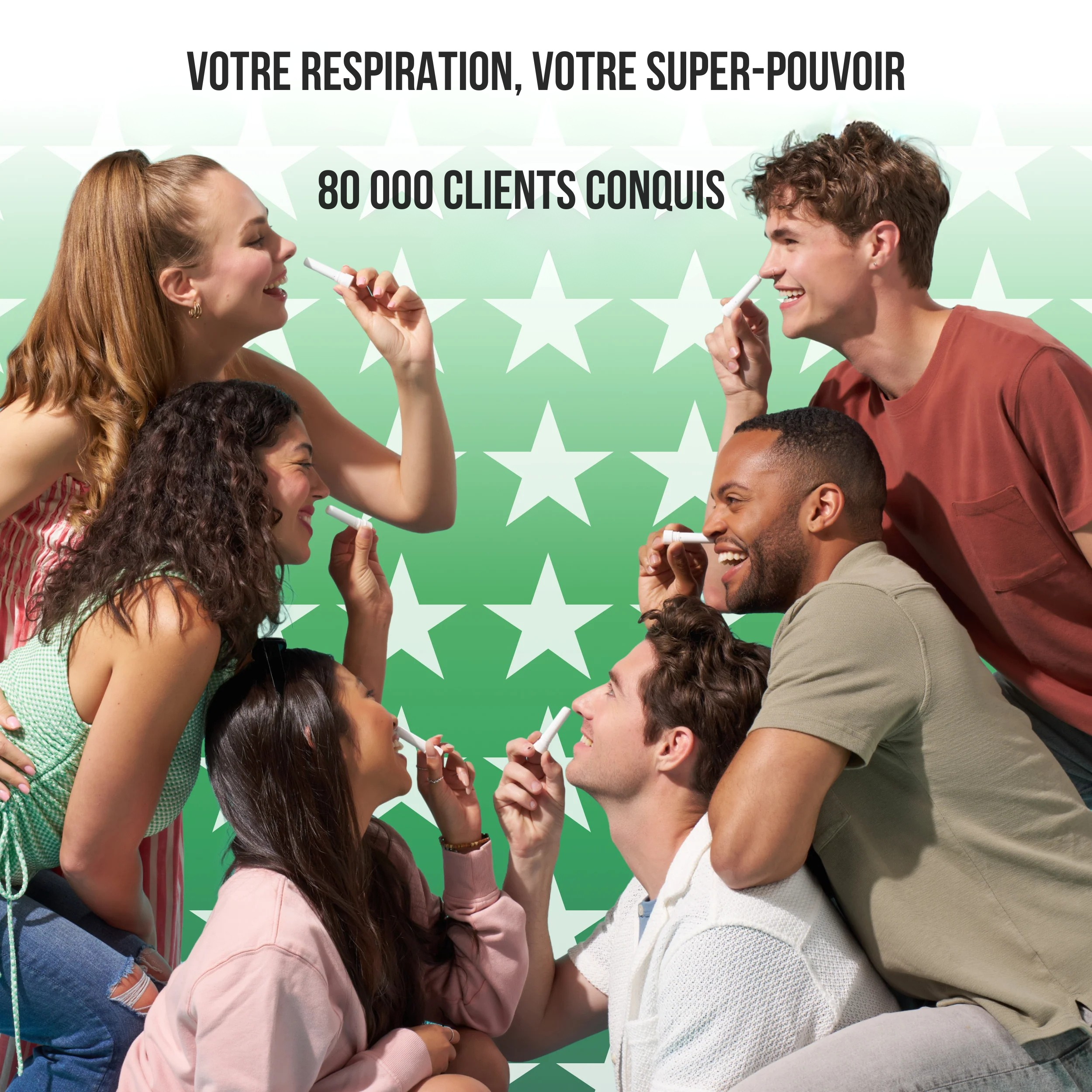 Stick Nasal Anti-écoulement Libère les voies respiratoires - (4 Pack)